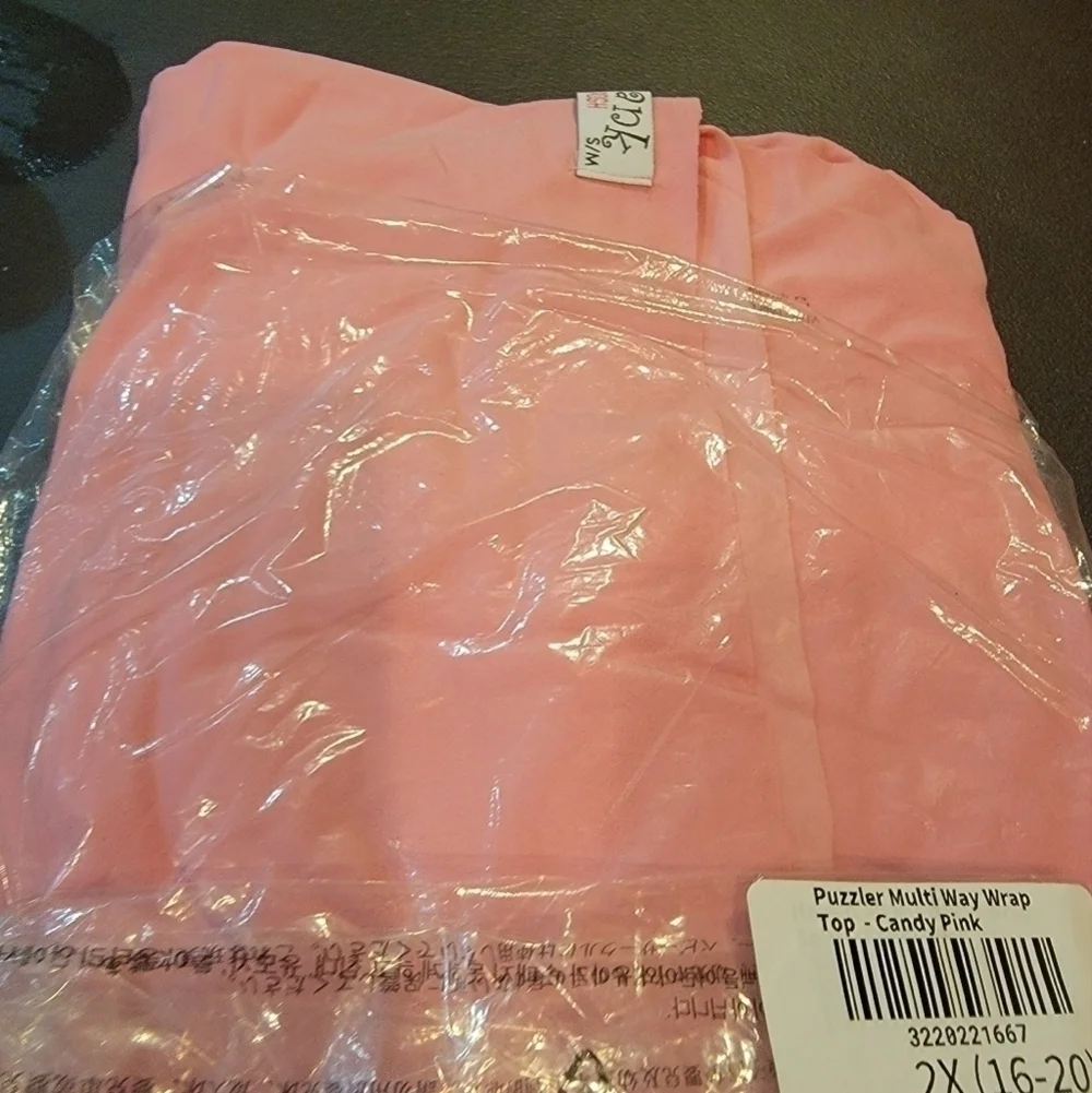 Puzzler Multi Way Wrap Top *Candy Pink* NEW!!Sexy!! - Picture 3 of 5